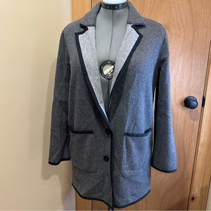 NWOT Lucky Brand Wool Blend Knit Blazer M